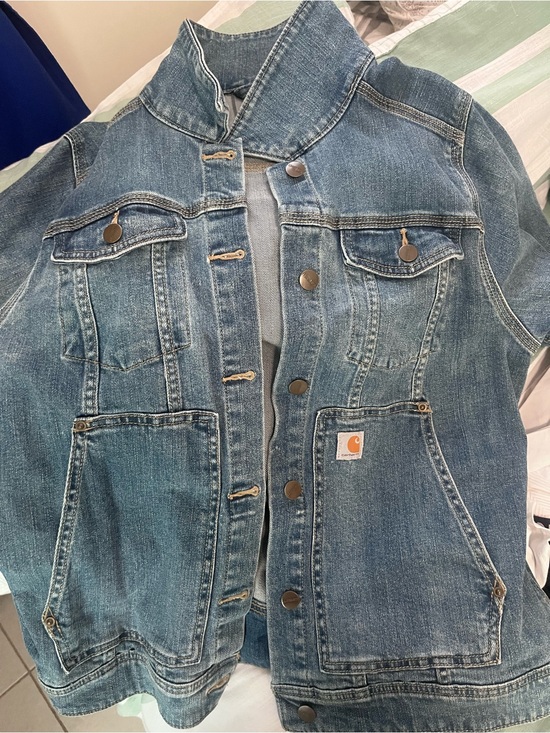 Carhartt Jackets & Blazers - Carhartt Blue Denim Jean Jacket